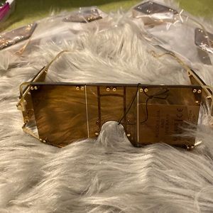 Brown and Gold trimmings Sunglasses